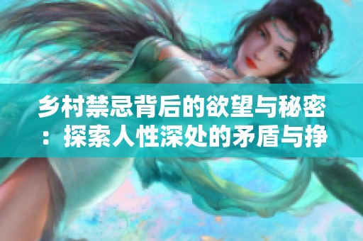乡村禁忌背后的欲望与秘密：探索人性深处的矛盾与挣扎