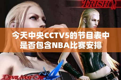 今天中央CCTV5的节目表中是否包含NBA比赛安排