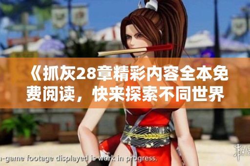 《抓灰28章精彩内容全本免费阅读，快来探索不同世界》