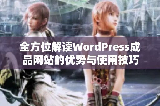 全方位解读WordPress成品网站的优势与使用技巧