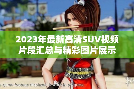 2023年最新高清SUV视频片段汇总与精彩图片展示