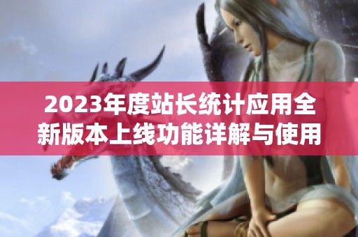 2023年度站长统计应用全新版本上线功能详解与使用指南