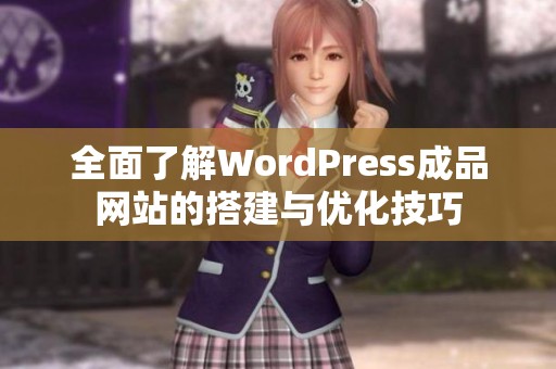 全面了解WordPress成品网站的搭建与优化技巧
