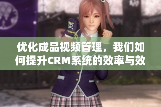 优化成品视频管理，我们如何提升CRM系统的效率与效果