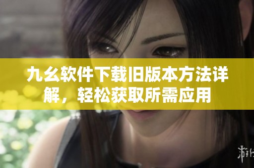 九幺软件下载旧版本方法详解，轻松获取所需应用