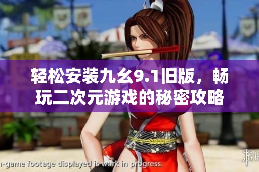 轻松安装九幺9.1旧版，畅玩二次元游戏的秘密攻略
