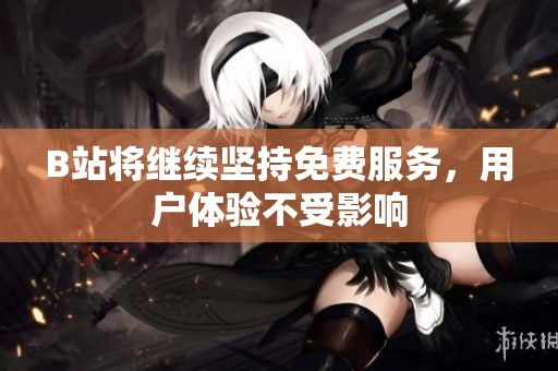 B站将继续坚持免费服务，用户体验不受影响