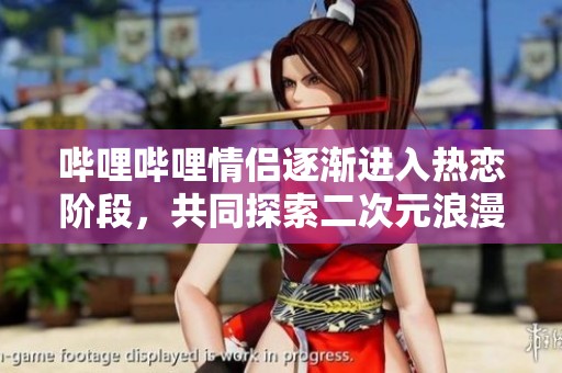 哔哩哔哩情侣逐渐进入热恋阶段，共同探索二次元浪漫