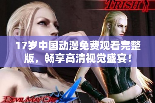 17岁中国动漫免费观看完整版，畅享高清视觉盛宴！