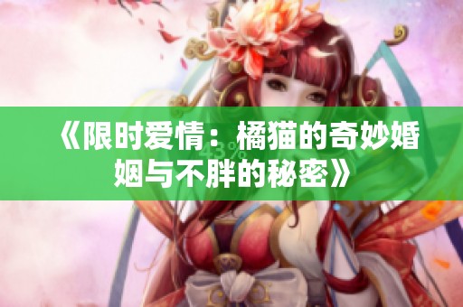 《限时爱情：橘猫的奇妙婚姻与不胖的秘密》