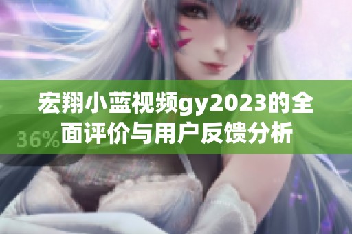 宏翔小蓝视频gy2023的全面评价与用户反馈分析
