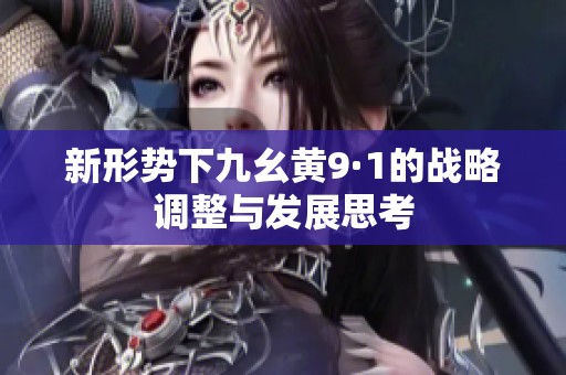 新形势下九幺黄9·1的战略调整与发展思考