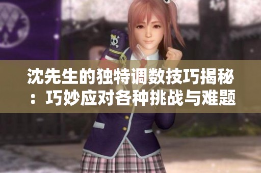 沈先生的独特调数技巧揭秘：巧妙应对各种挑战与难题