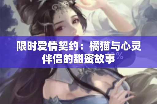 限时爱情契约：橘猫与心灵伴侣的甜蜜故事