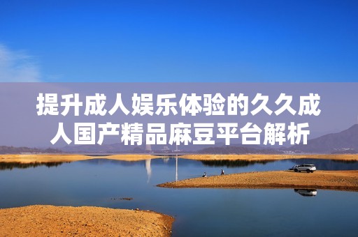 提升成人娱乐体验的久久成人国产精品麻豆平台解析