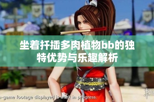 坐着扦插多肉植物bb的独特优势与乐趣解析