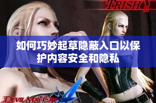 如何巧妙起草隐蔽入口以保护内容安全和隐私