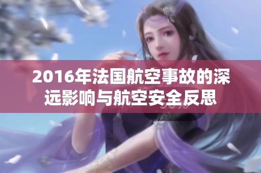 2016年法国航空事故的深远影响与航空安全反思