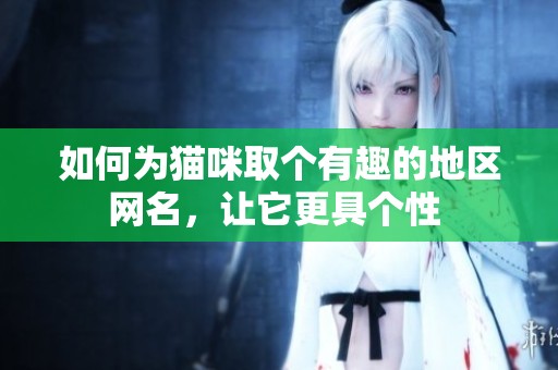 如何为猫咪取个有趣的地区网名，让它更具个性 