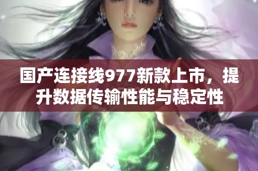 国产连接线977新款上市，提升数据传输性能与稳定性