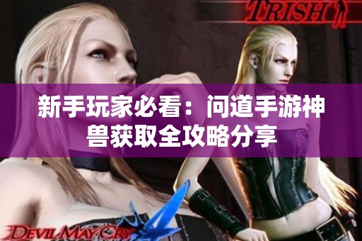 新手玩家必看：问道手游神兽获取全攻略分享