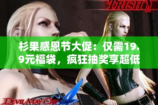 杉果感恩节大促：仅需19.9元福袋，疯狂抽奖享超低价游戏