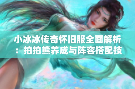小冰冰传奇怀旧服全面解析：拍拍熊养成与阵容搭配技巧分享