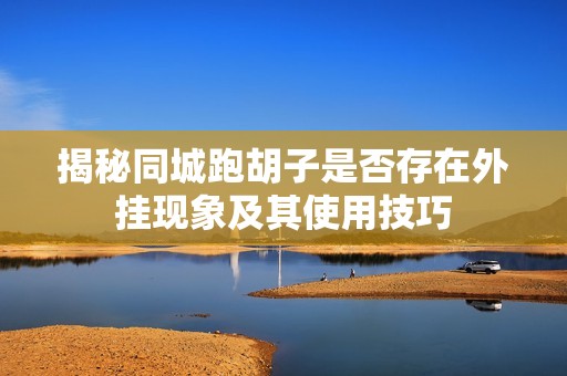 揭秘同城跑胡子是否存在外挂现象及其使用技巧