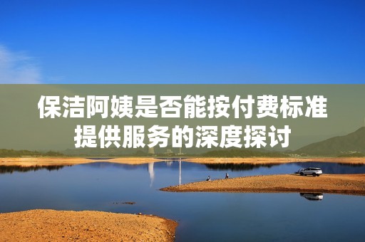 保洁阿姨是否能按付费标准提供服务的深度探讨