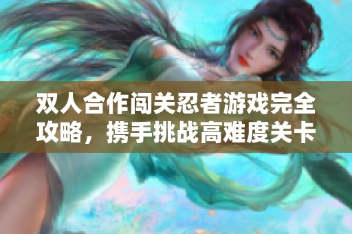 双人合作闯关忍者游戏完全攻略，携手挑战高难度关卡技巧总结
