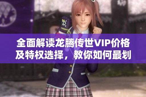 全面解读龙腾传世VIP价格及特权选择，教你如何最划算地消费攻略