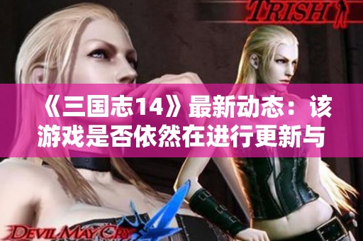 《三国志14》最新动态：该游戏是否依然在进行更新与新内容推出中呢