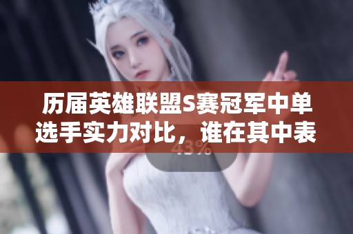 历届英雄联盟S赛冠军中单选手实力对比，谁在其中表现最差呢？