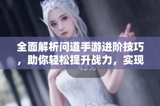 全面解析问道手游进阶技巧，助你轻松提升战力，实现实力飞跃的秘籍分享