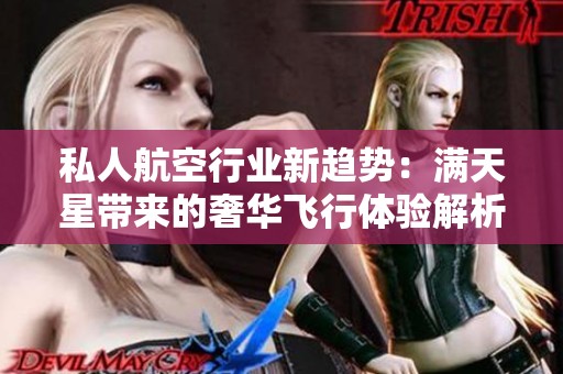 私人航空行业新趋势：满天星带来的奢华飞行体验解析