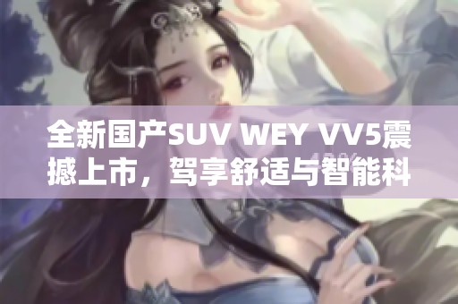 全新国产SUV WEY VV5震撼上市，驾享舒适与智能科技