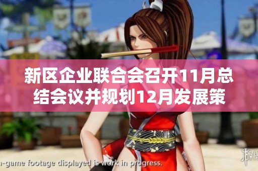 新区企业联合会召开11月总结会议并规划12月发展策略详解
