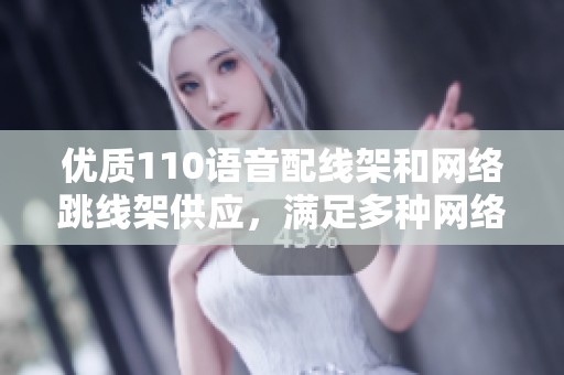 优质110语音配线架和网络跳线架供应，满足多种网络连接需求