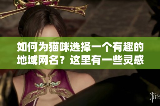 如何为猫咪选择一个有趣的地域网名？这里有一些灵感分享！
