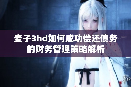 麦子3hd如何成功偿还债务的财务管理策略解析