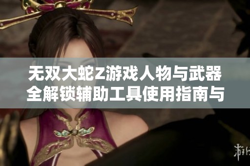 无双大蛇Z游戏人物与武器全解锁辅助工具使用指南与下载方法