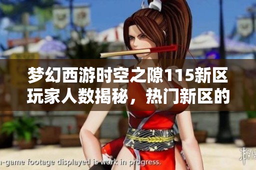 梦幻西游时空之隙115新区玩家人数揭秘，热门新区的真实玩家密度分析