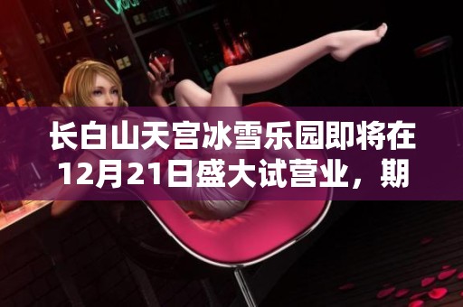 长白山天宫冰雪乐园即将在12月21日盛大试营业，期待您的到来