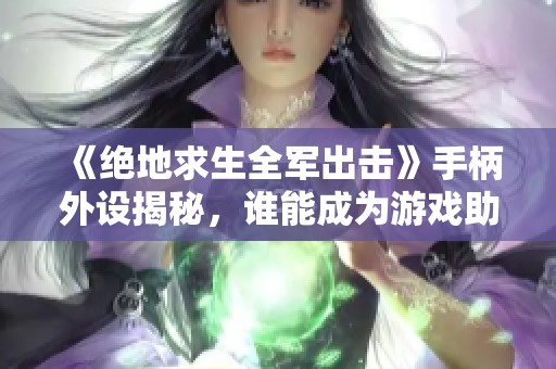 《绝地求生全军出击》手柄外设揭秘，谁能成为游戏助手的最佳伙伴？