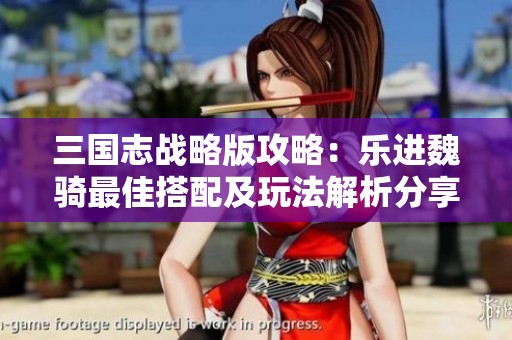三国志战略版攻略：乐进魏骑最佳搭配及玩法解析分享