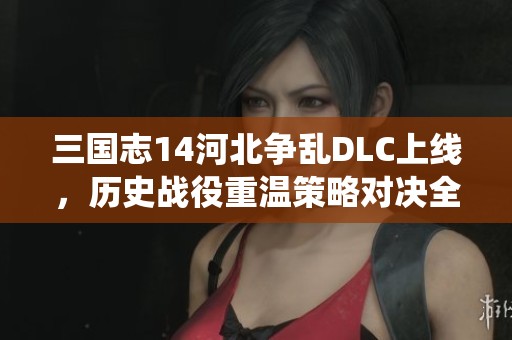 三国志14河北争乱DLC上线，历史战役重温策略对决全新升级