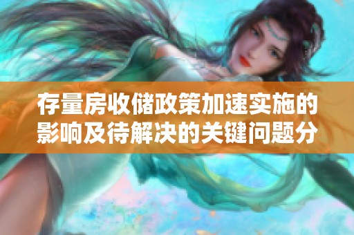 存量房收储政策加速实施的影响及待解决的关键问题分析