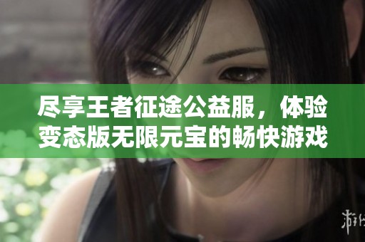 尽享王者征途公益服，体验变态版无限元宝的畅快游戏之旅