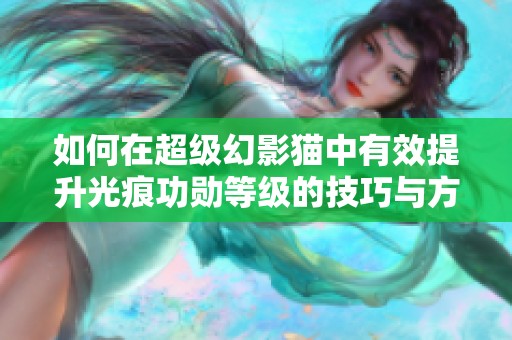 如何在超级幻影猫中有效提升光痕功勋等级的技巧与方法
