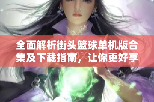 全面解析街头篮球单机版合集及下载指南，让你更好享受游戏乐趣